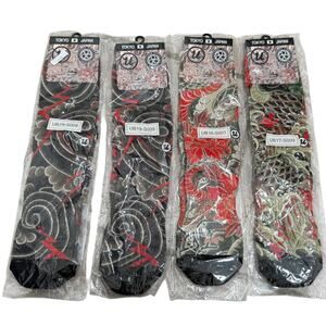 UBIQ x Three Tides Socks Bundle of 4 Paris NEW